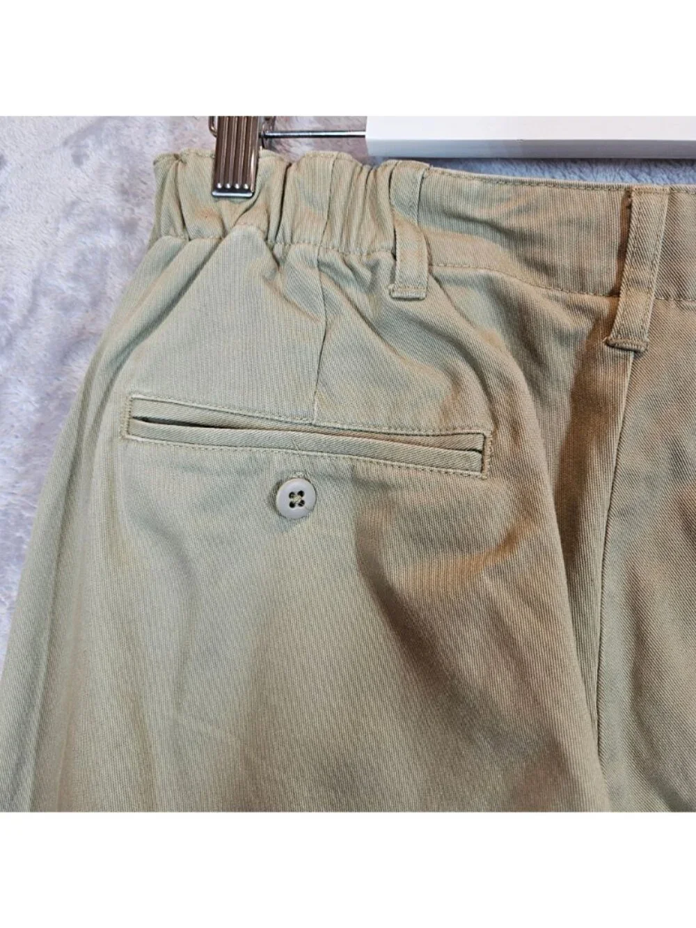 Cabelas Mens 34 Khaki Outdoor Chino Pants outdoor 100% Cotton gorpcore work